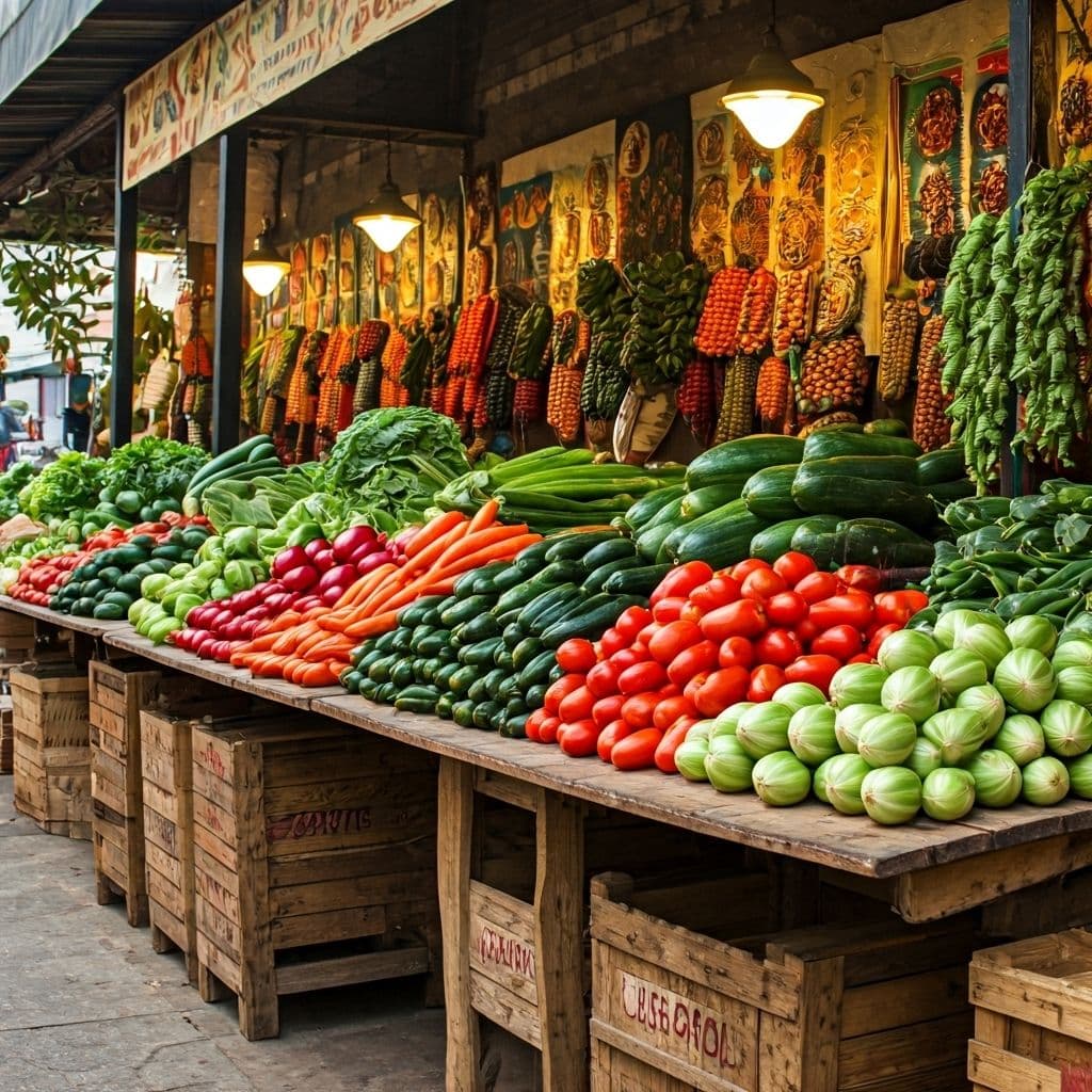 African and Caribbean grocery market